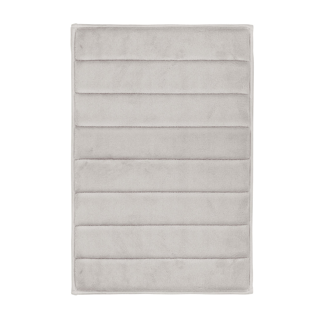 Alfombra de baño Nautica 40x60cm coralina ultra suave gris