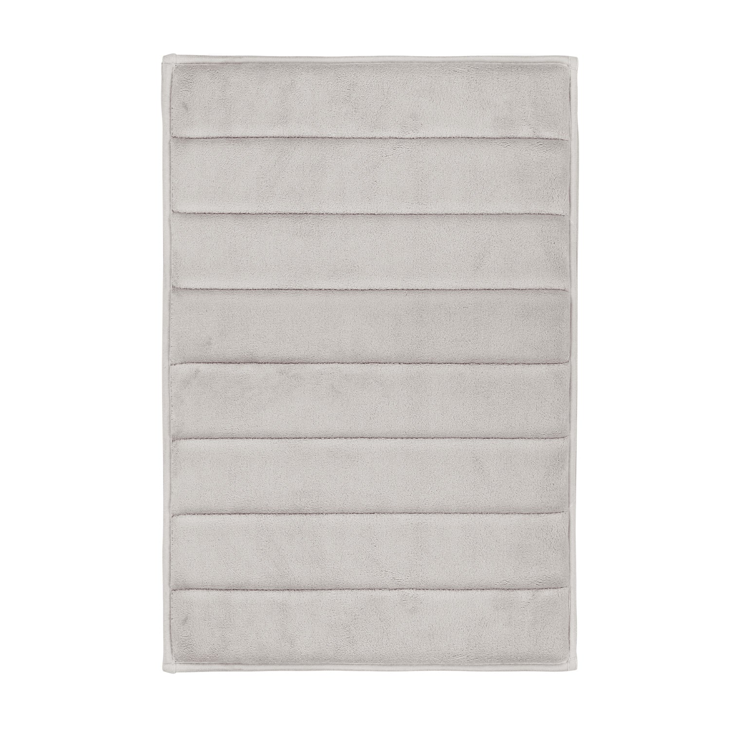 Alfombra de baño Nautica 40x60cm coralina ultra suave gris