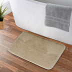 Alfombra de baño ultra suave 40 x 60 cm beige