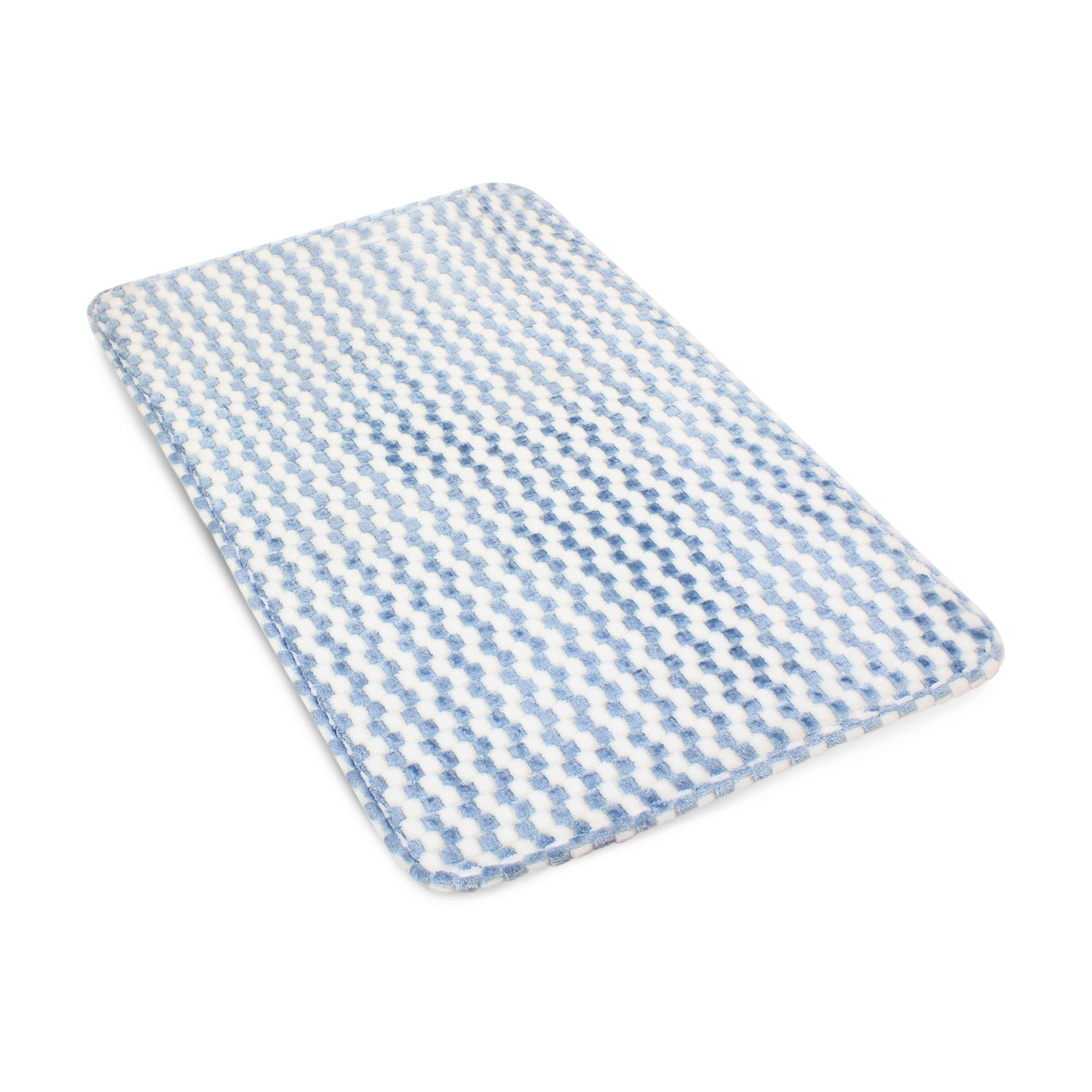 Alfombra de Baño Memory Foam 50x80 cm con diseño a cuadros