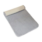 Alfombra de baño ultra suave 50 x 80 cm gris claro