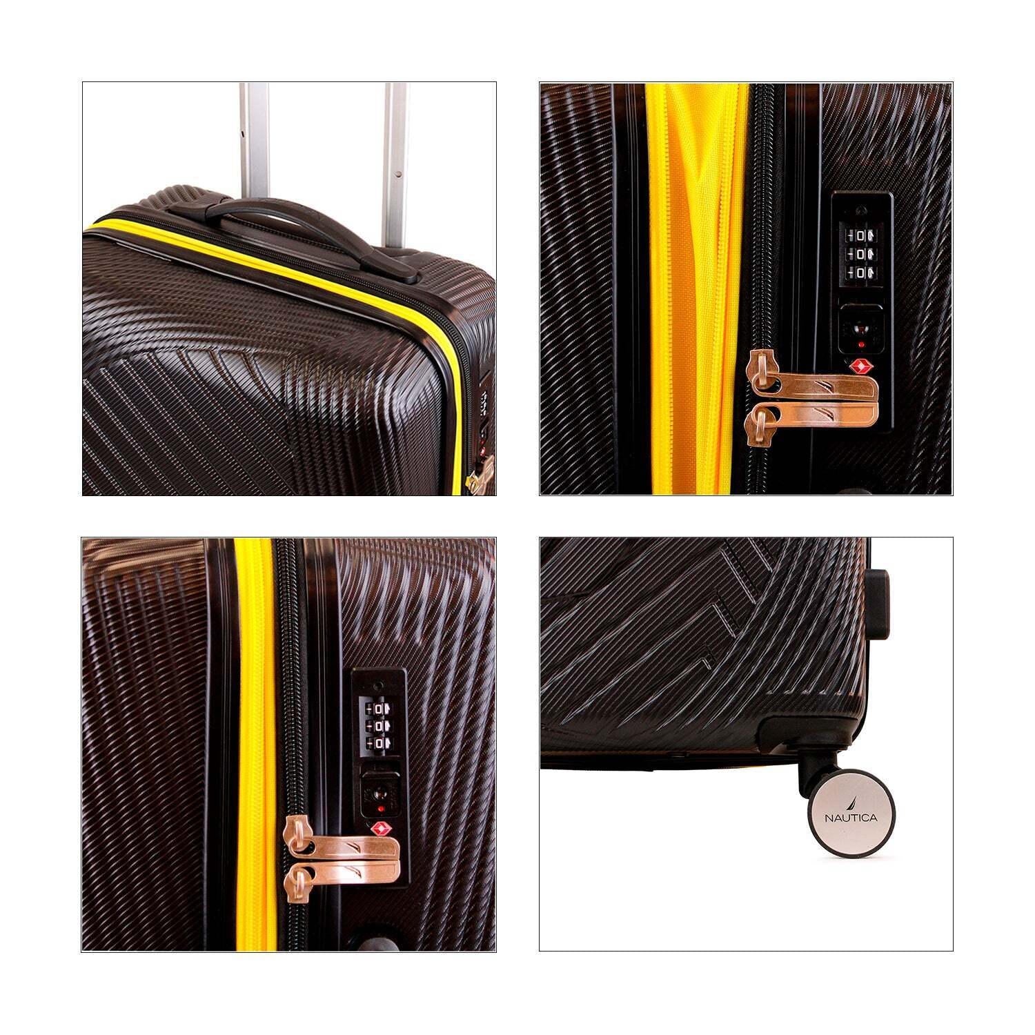 Set 2 maletas S+L Nautica Bahamas negro
