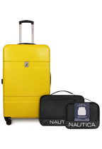 Pack Maleta grande Bora 23kg amarilla + Organizador Nautica