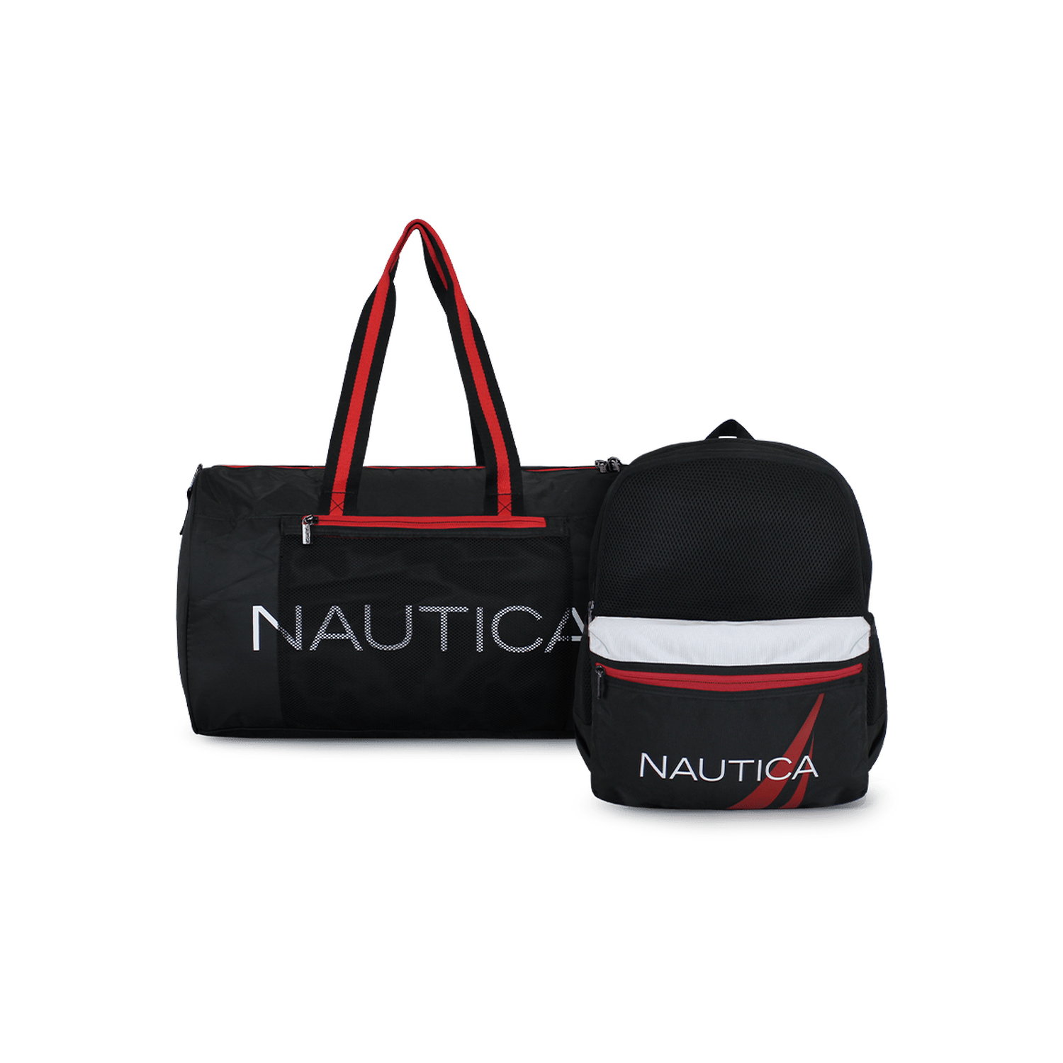 Bolso Aries + Mochila Stark Nautica - Negro