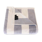 2 Toallas de Playa Nautica Home 100% algodón 163x81cm CABANA - Gris