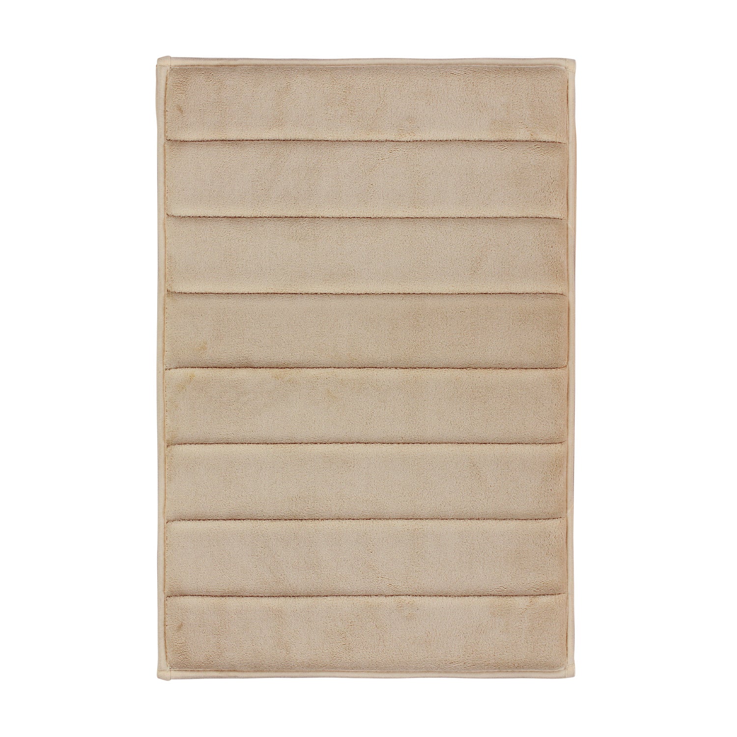Alfombra de baño Nautica 40x60cm coralina ultra suave beige