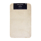 Alfombra de Baño Nautica Home Memory Foam 50x80 cm Cuadros - Taupe