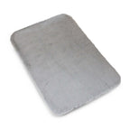Alfombra de baño ultra suave 40 x 60 cm gris claro