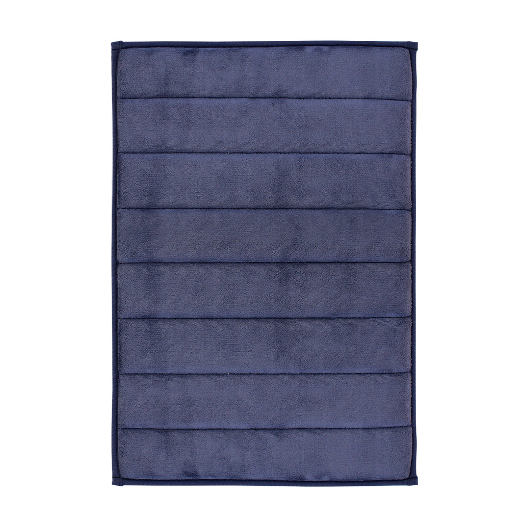 Alfombra de baño Nautica 40x60cm coralina ultra suave azul