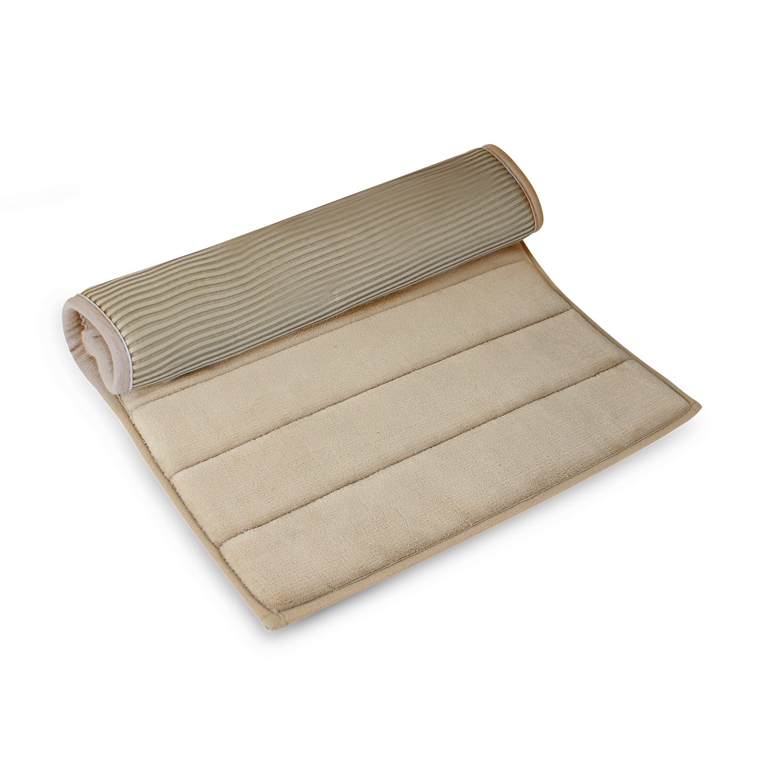 Alfombra de baño Nautica 40x60cm coralina ultra suave beige