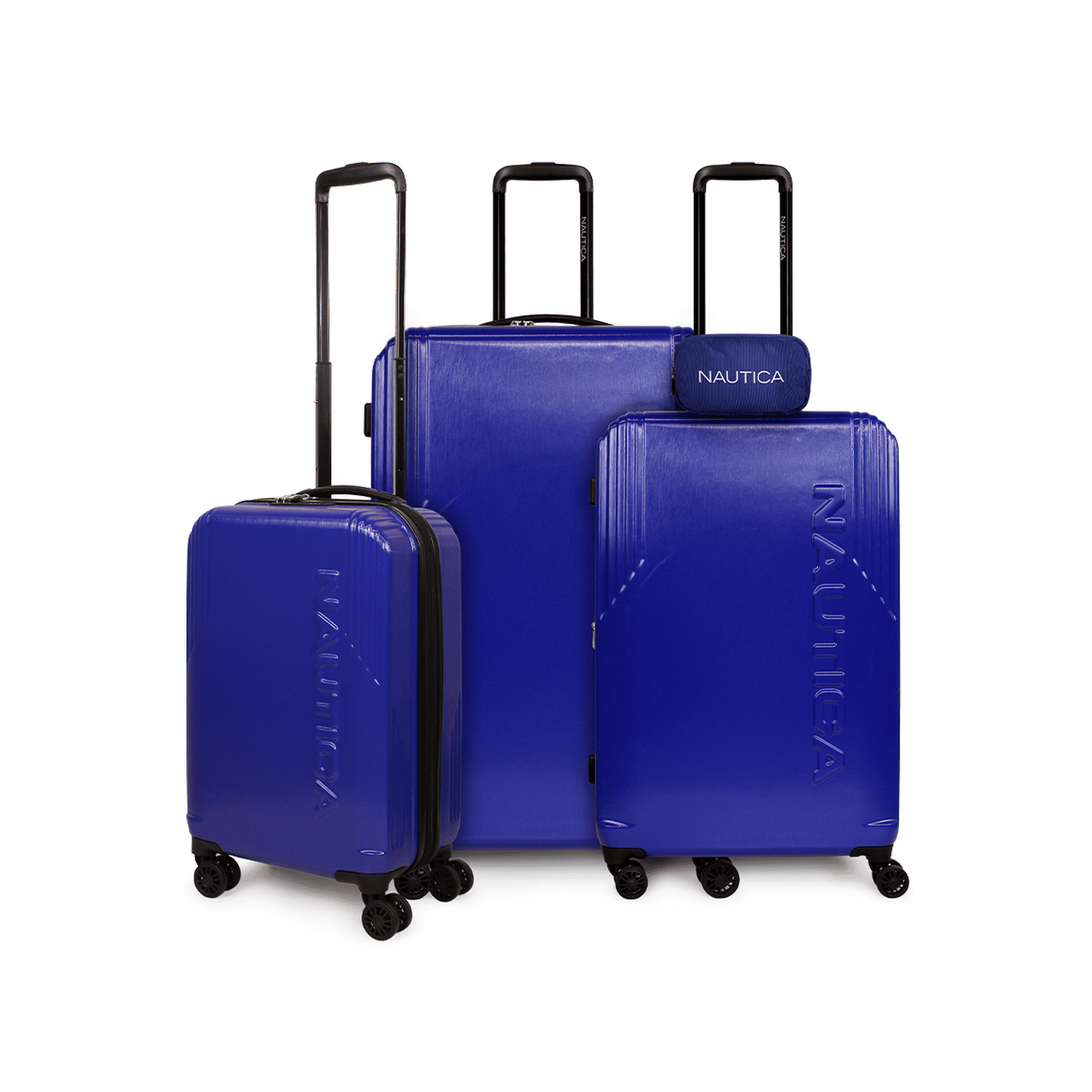 Set Nautica 3 Maletas Hope S+M+L + banano kreis - Azul eléctrico