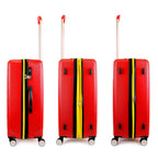 Set 2 maletas S+M Nautica Bahamas rojo