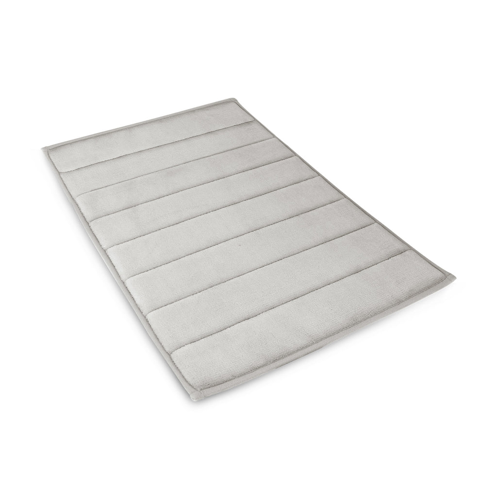 Alfombra de baño Nautica 40x60cm coralina ultra suave gris