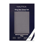Juego de sábanas 4 piezas king gris oscuro