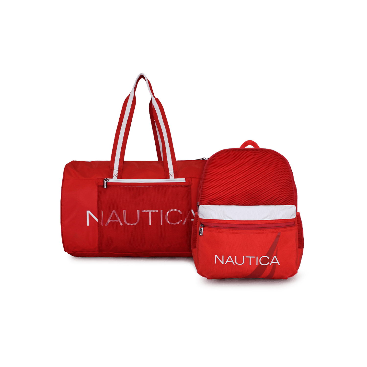 Bolso Aries + Mochila Stark Nautica - Rojo
