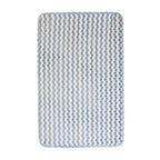 Alfombra de baño Memory Foam 50 x 80 cm azul