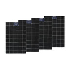 Pack 4 Individuales de mesa Nautica Home 45x30cm negro a cuadros