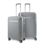 Pack 2 maletas Nautica Niza mediana 20kg y grande 23kg gris