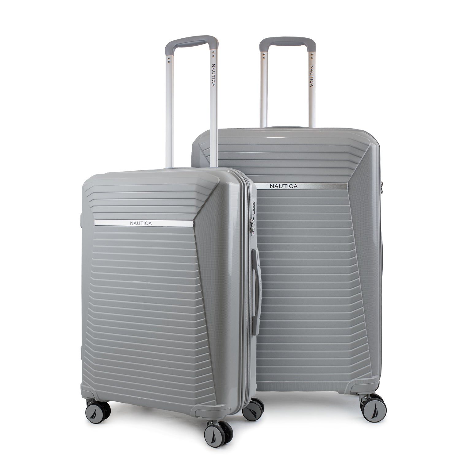 Pack 2 maletas Nautica Niza mediana 20kg y grande 23kg gris