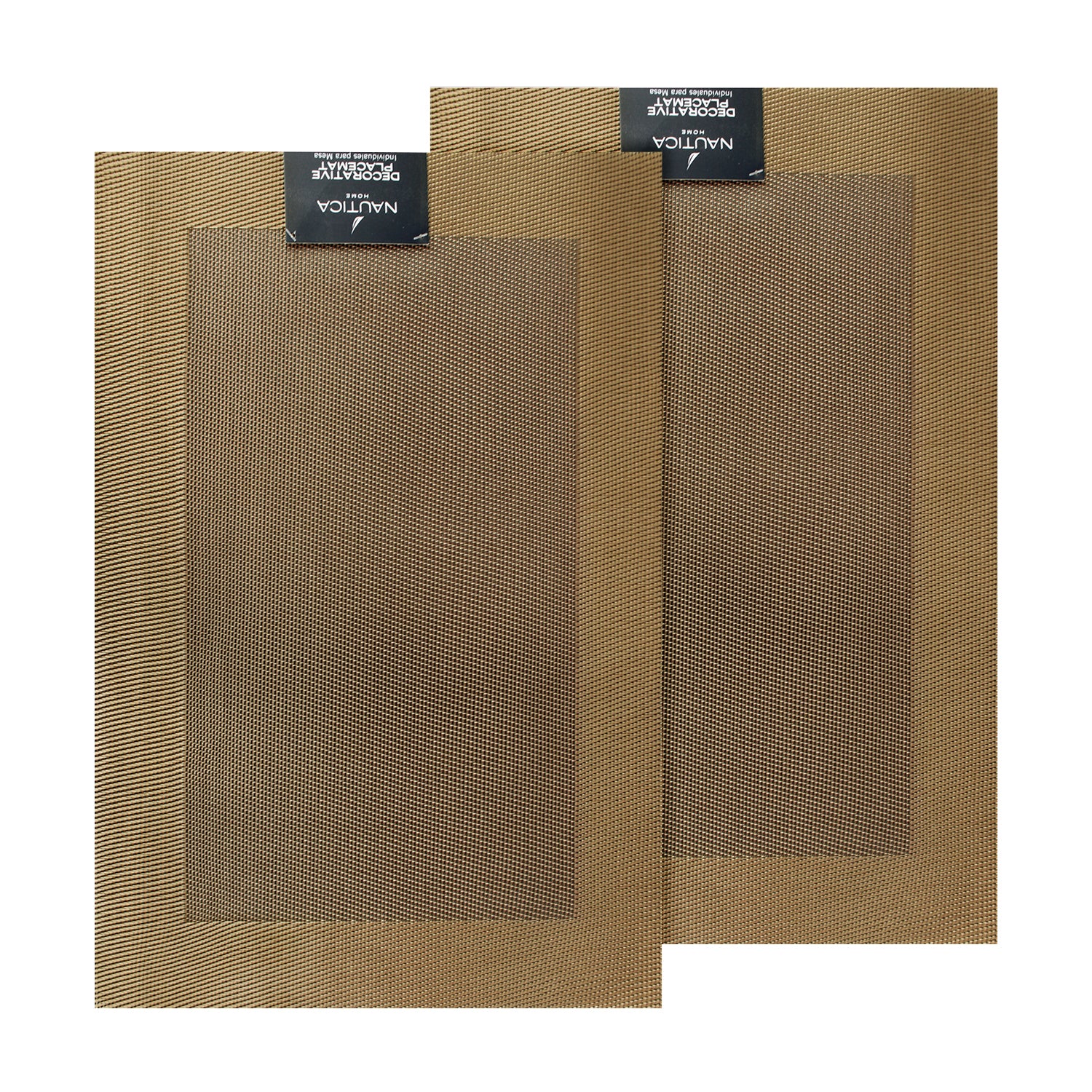 Pack 2 Individuales de mesa Nautica Home 45x30cm dorado
