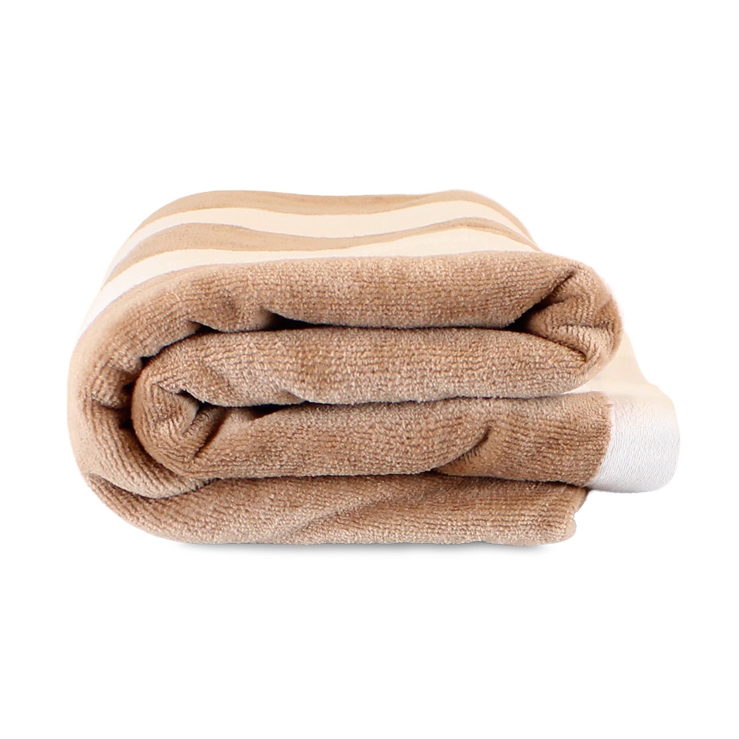 Toalla de playa Nautica Rayas beige