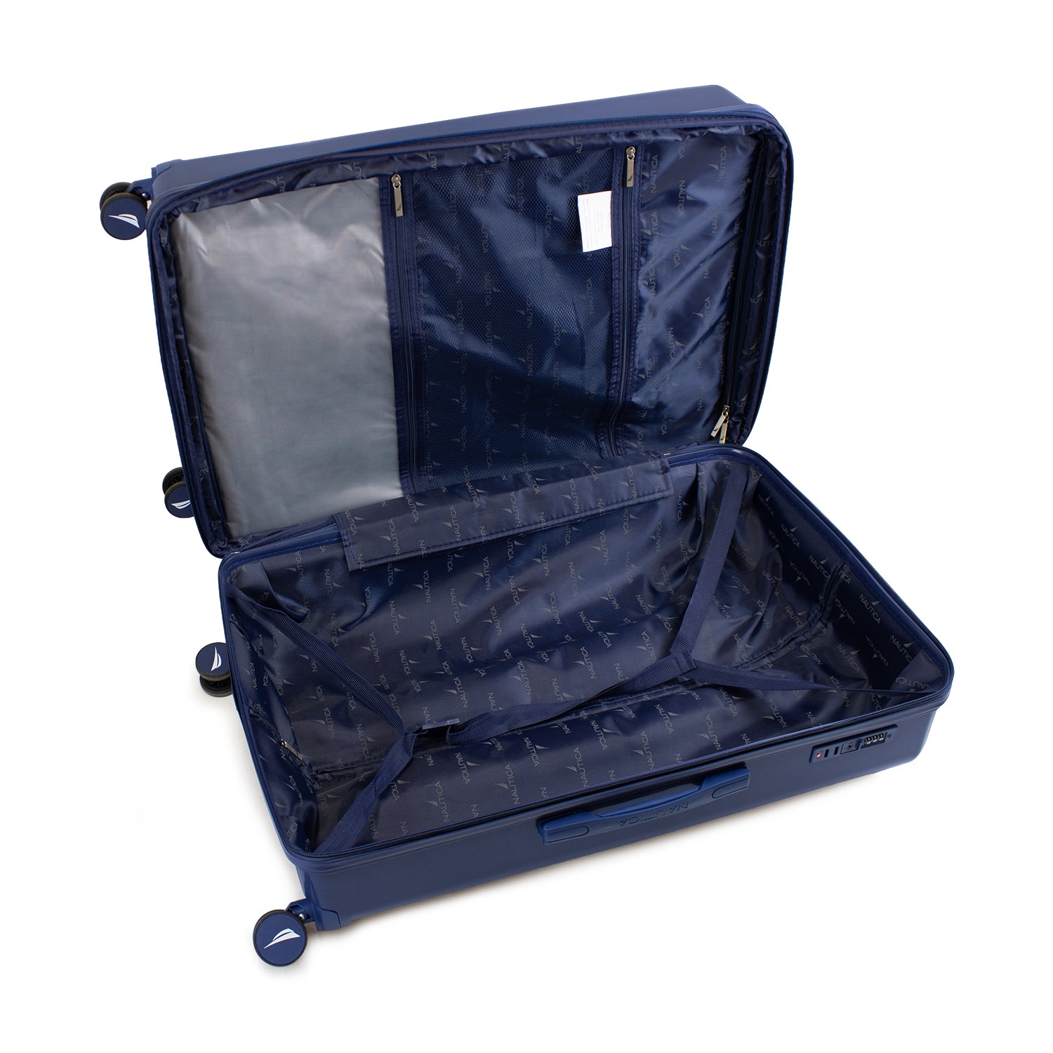 Pack 2 maletas Nautica Niza cabina 10kg y grande 23kg azul