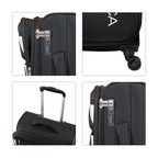Set 3 maletas S+M+L Marbella negro