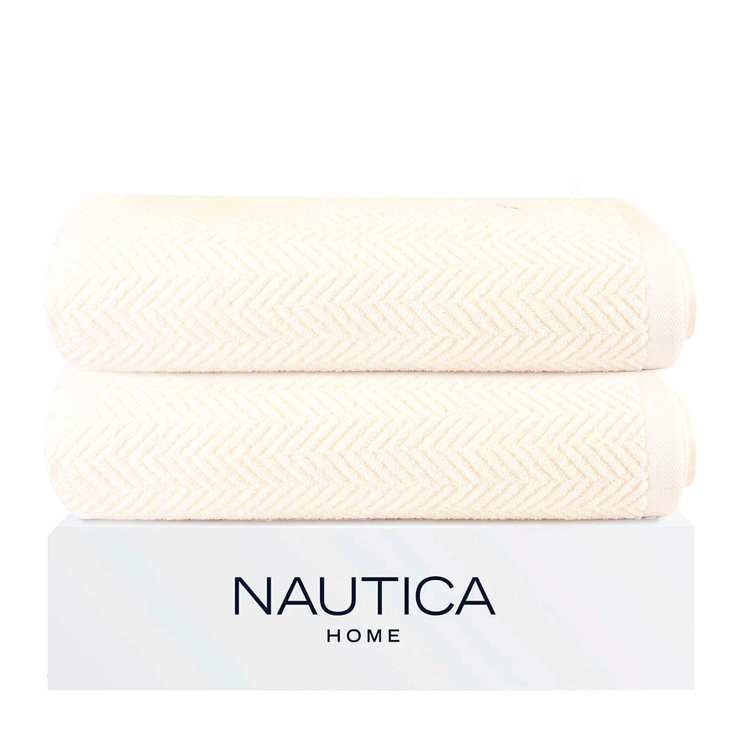 Pack 2 Toalla de Baño VIS Nautica 76x137cm beige