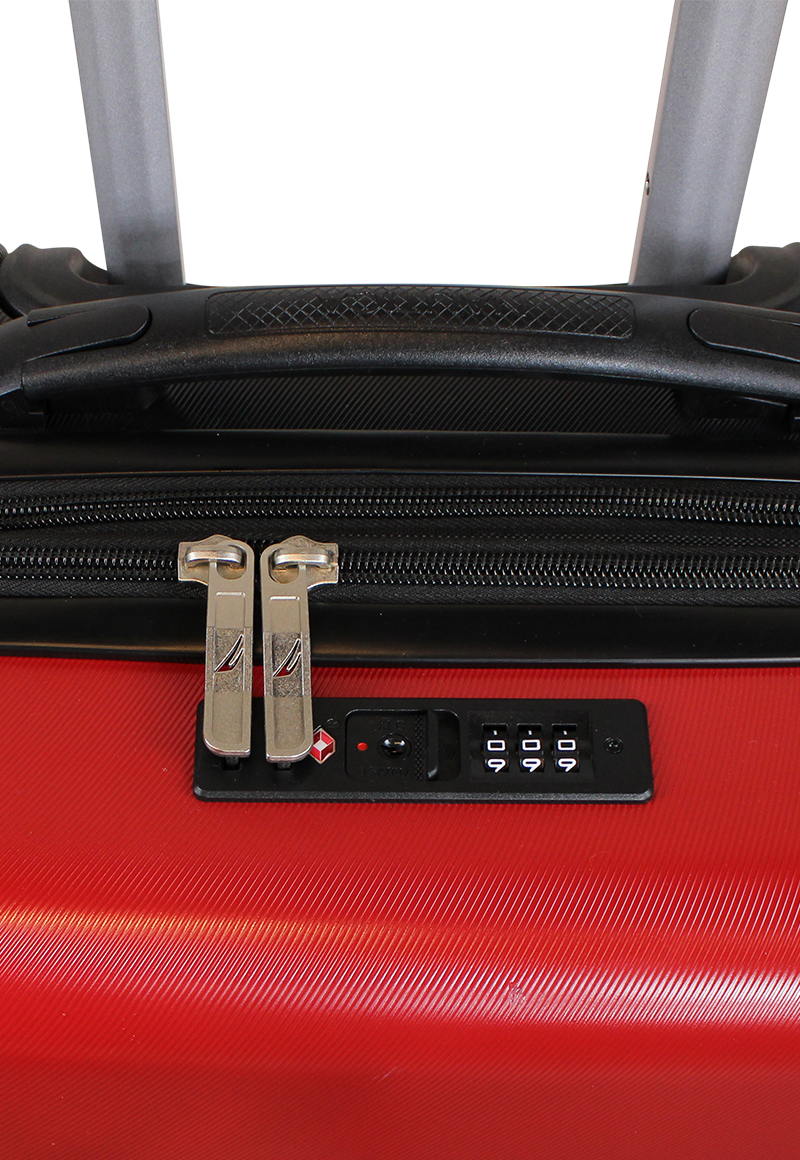 Set 3 Maletas Bora S+M+L roja + Organizador negro Nautica