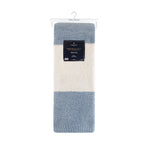Manta de franela Nautica 127x152 Fluffy suavidad superior celeste