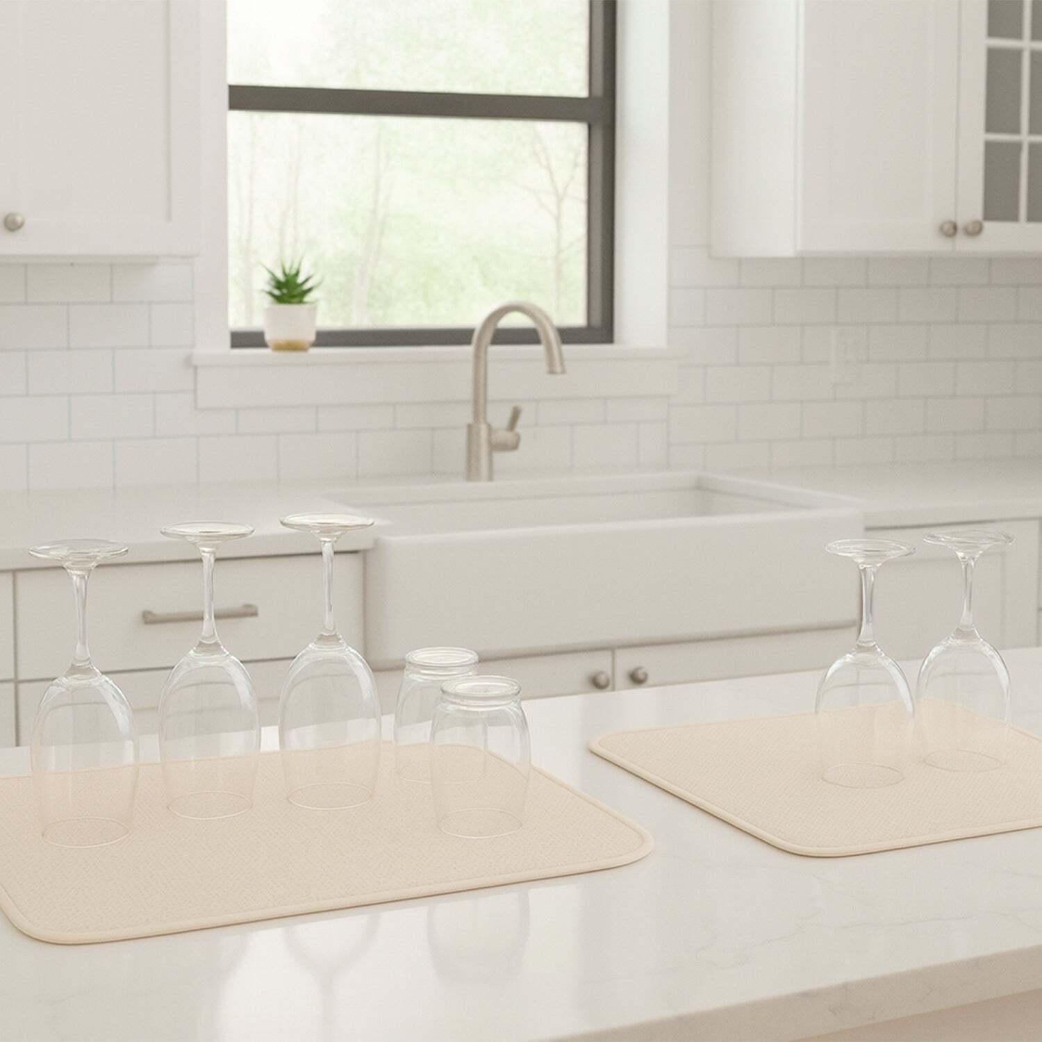 Set de 2 Tapetes de secado Nautica Home alta absorción - Beige