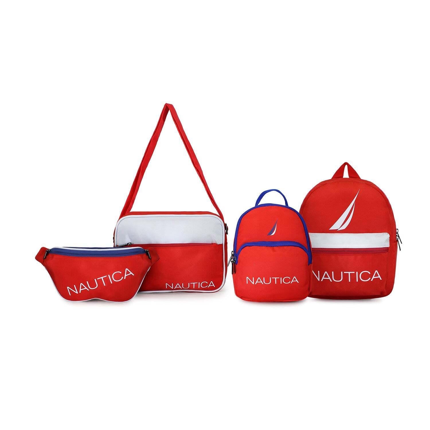 Pack Nautica mochila Parvus y Orión + banano Kappa + bolso Perseo - Rojo