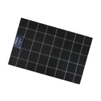 Pack 4 Individuales de mesa Nautica Home 45x30cm negro a cuadros