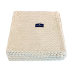 Pack 2 Mantas de Cama Nautica Home Jacquard Franela suave 127x178cm