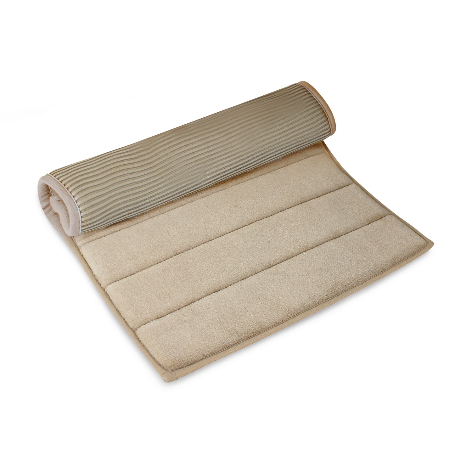 Alfombra de baño Nautica 50x80cm coralina ultra suave beige