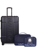 Pack Maleta grande Amsterdam 23k azul + Organizador Nautica