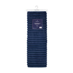 Manta de cama Nautica Home Jacquard Franela ultrasuave 127x178cm azul