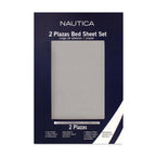 Juego de sábanas 4 piezas 2 plazas gris claro