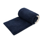 Manta de franela Nautica 127x152 Fluffy suavidad superior azul marino