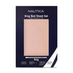 Juego de sábanas 4 piezas king rosado