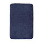 Alfombra de baño flannel antideslizante 40 x 60 cm azul