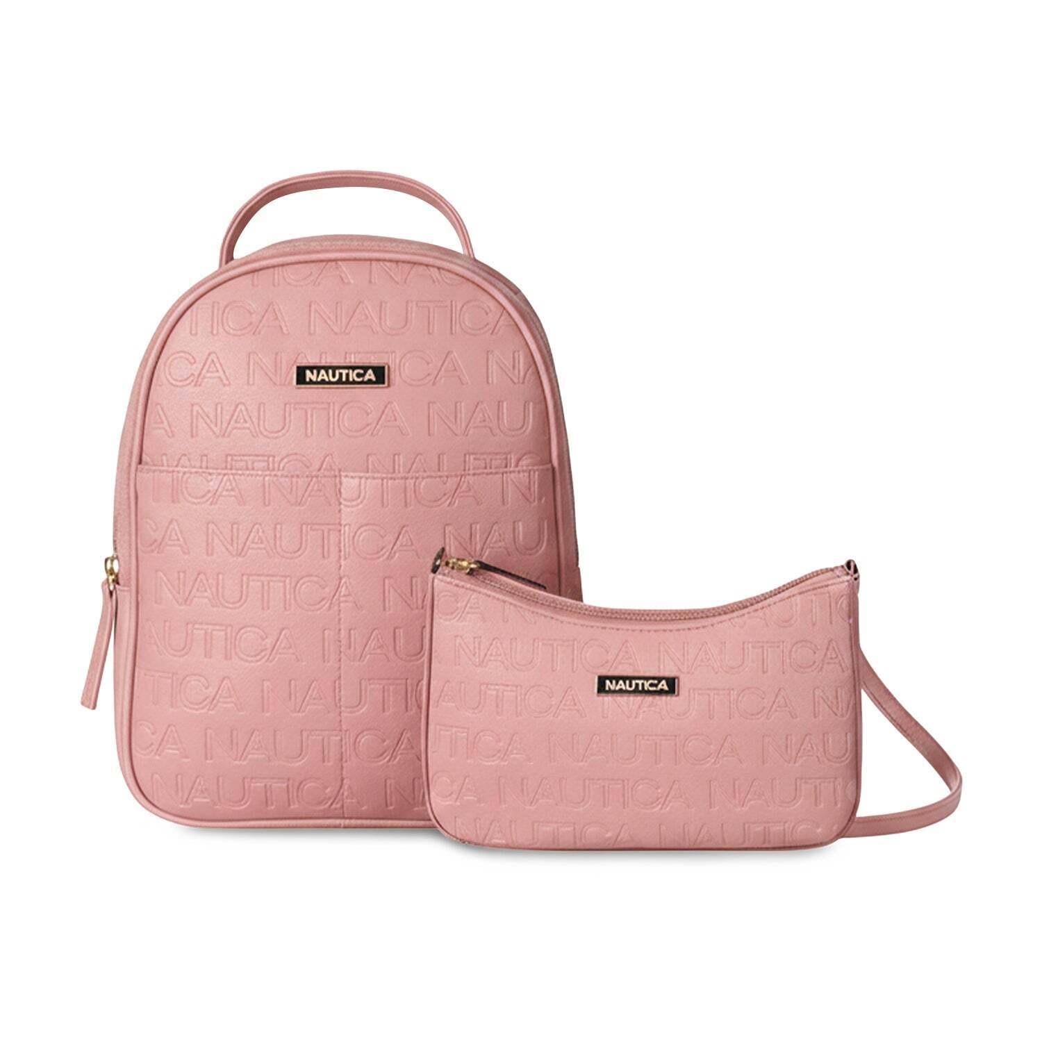 Pack Nautica Mochila Queen + Cartera Lady - Rosado