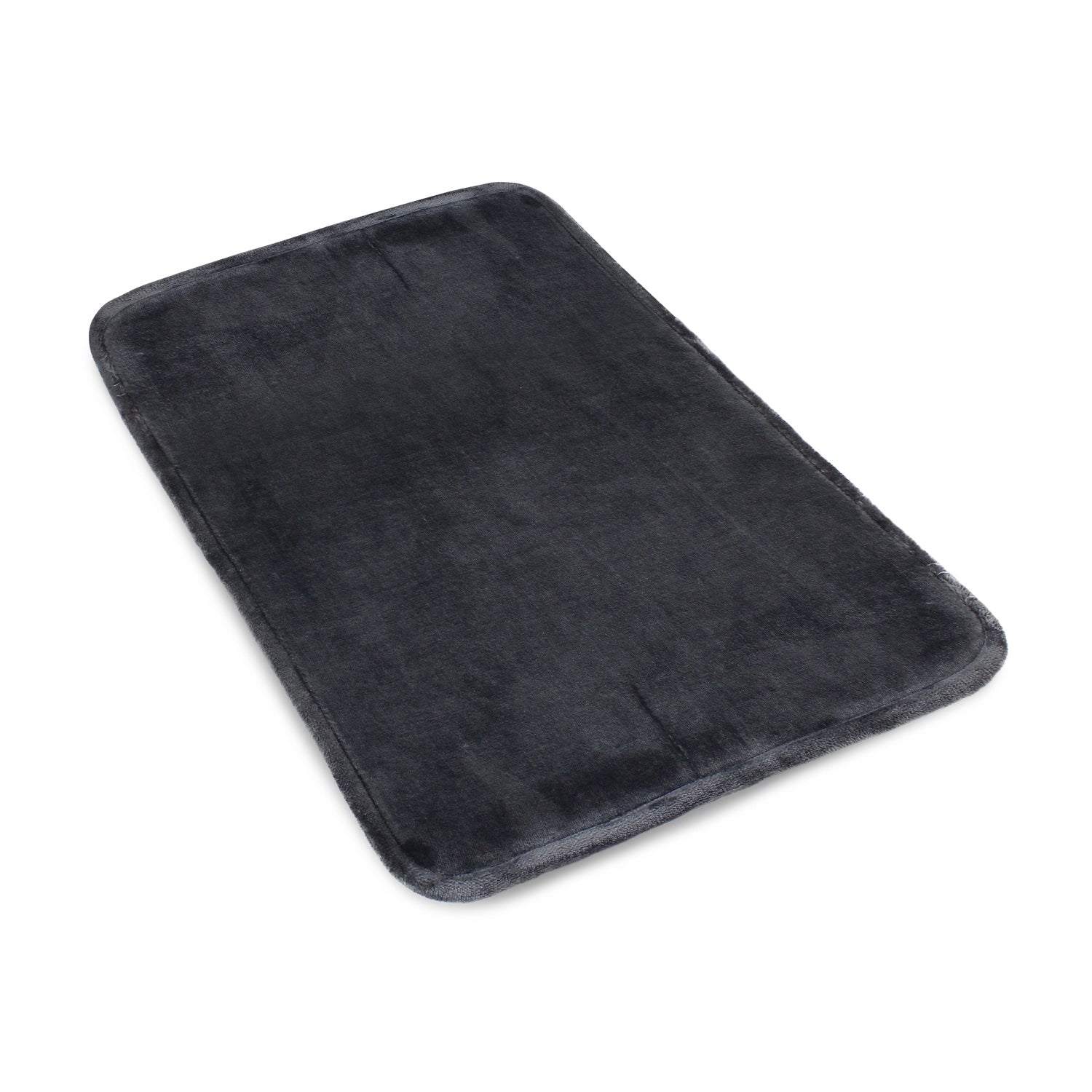 Alfombra de Baño Nautica flannel 50x80cm absorbente gris oscuro