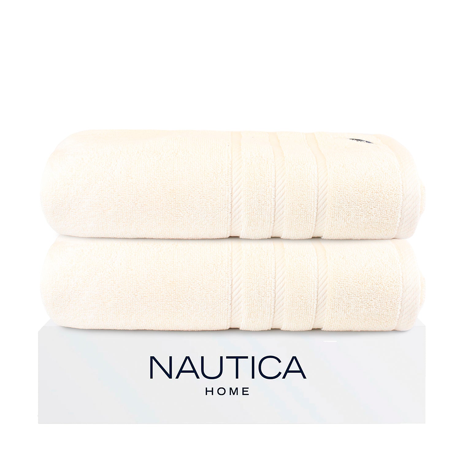 Pack 2 Toalla de Baño SIGNATURE Nautica 76x137cm beige