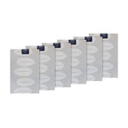 Individual de mesa 45x30cm reversible hojas blanco