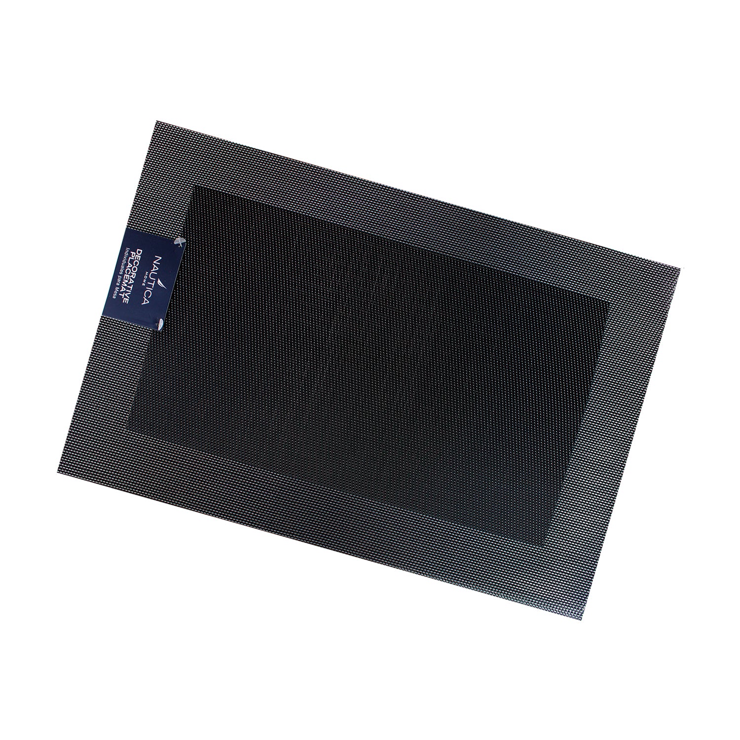 Pack 4 Individuales de mesa Nautica Home 45x30cm negro