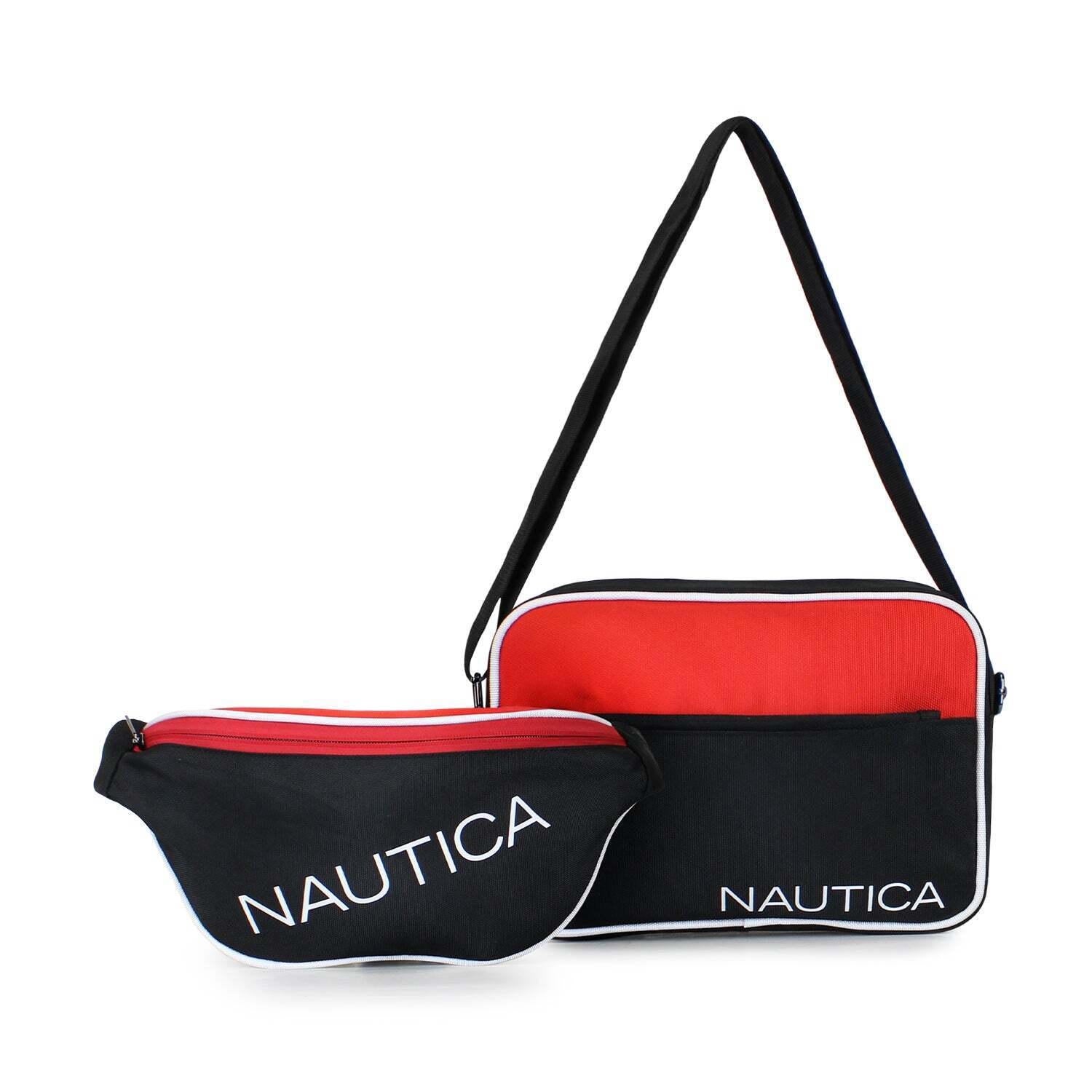 Pack Nautica banano Kappa + bolso Perseo - Negro