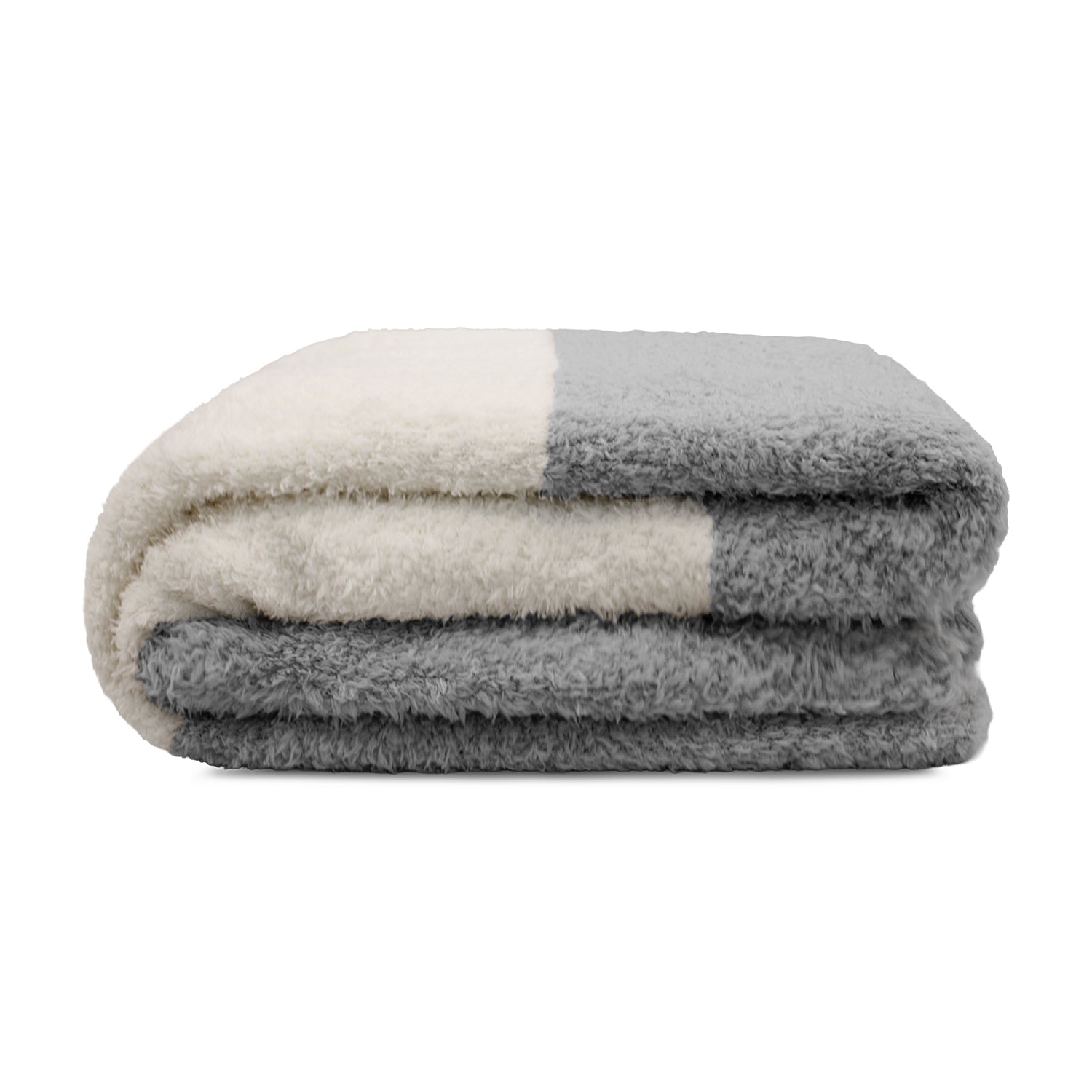 Manta de franela Nautica 127x152 Fluffy cama sofá suavidad superior gris