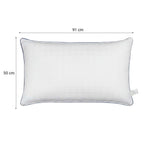 Almohada Nautica Home King 50x91cm Hipoalergénica - Firme - Blanco