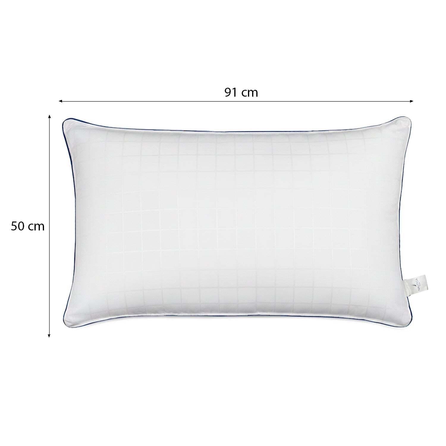 Almohada Nautica Home King 50x91cm Hipoalergénica - Firme - Blanco